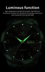 OLEVS Watch for Men Simple Business Dress Analog Stainless Steel Waterproof Luminous Date Easy Read Men Wrsit Watch - Image 5