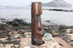 Moai Easter Island Tiki Totem 8" - Hand Carved | #dpt537120 - Image 2