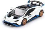 1:64 Diecast Model Car Compatible for Lamborghini Huracan STO Bianco Asopo Limited Edition Mini GT MGT00788 - Image 2