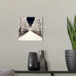 CANVAS ON DEMAND Paris Winter White Collection - Convergence Canvas Wall Art Print by Philippe Hugonnard, Home Decor, Winter, Wintry Weather Artwork,10" x10in - Image 3