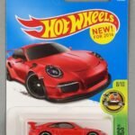 Hot Wheels Porsche 911 GT3 RS [Red] Exotics 8/10, 78/250, New for 2016! 1:64 Scale Diecast Vehicle