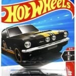 Hot Wheels '67 Shelby GT500 [Black & Gold] Mustang 60 3/5, 161/250, 1:64 Scale Diecast Toy Vehicle