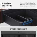 Spigen Console Organizer Tray Designed for Tesla Model X & S 2025/2024/2023 (Carbon Edition) - Image 5