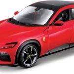Bburago | 1/24 Ferrari - Purosangue SUV - Red | Scale Model Car for Children | Ages 3+ | 26030