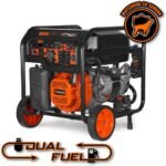 WEN 8000-Watt 120V/240V Dual Fuel Portable Generator, Electric Start, 340cc, Transfer-Switch and RV-Ready with CO Watchdog (DF8000X) - Image 2