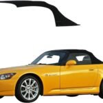 Sierra Auto Tops Replacement Convertible Top with Heated Glass Window, fits Honda S2000 2002-2009, Premium Canvas Cloth, Black