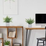 Winlyn 2 Pack Small Potted Eucalyptus Plant Artificial Plants Green Boxwood Rosemary Greenery in Modern Concrete Plant Pots - Image 3