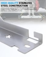 Wheel Alignment Tool with Connection Sheet, Premium Stainless Steel Toe Alignment Tool Plates for Car, Truck, SUV(Include 2 Measuring Tapes) - Image 3