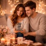 Handcrafted Romantic Decorative Couple Statue, Antique Bronze Cast Iron Love Sculpture Decor, Metal Figurines as Best Valentines Wedding Anniversary Couples Gift for Wife Parents Husband Her Women - Image 4