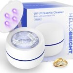 Ultrasonic Retainer Cleaner Machine with UV Lights for Invisalign, Aligner, Night Guard, Denture, Whitening Tray, Mouth Guard and Toothbrush Head - Dental Ultrasonic Cleaning Pod