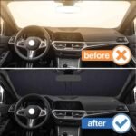 Custom Made Windscreen Sun Shade Compatible with Maserati MC20 Cielo 2024-2025,Sun Protection,Inner Foldable car Sunshade(Silver) - Image 4