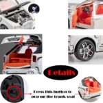 Toy Car Model Rolls-Royce Cullinan 1/24 White Alloy Collectibles Die-cast Vehicles with Sound and Light - Image 3