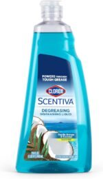 Clorox Scentiva Liquid Dish Soap, Pacific Breeze & Coconut Scent - Dishwashing Detergent Cuts Through Grease - A Powerful Clean You Can Trust, 26 Fl Oz