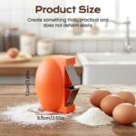 2026 New Egg Shell Opener, Stainless Steel Egg Cracker Tool, Multifunctional Eggs Separator for Raw and Hard Boiled Eggs Peeler Shell Remover, Kitchen Gadget (Orange 2pcs) - Image 8