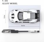1/36 Scale Porsche 911 GT3 RS Diecast Car Models,Pull Back Vehicles Porsche 911 GT3 Toy Car,Cars Gifts for Boys Girls - Image 4