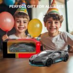 1:43 Diecast Model Cars for Bugatti Divo, Zinc Alloy Die Cast Metal Toy Cars with Free Wheels for Boys Girls Kids Gift, Grey - Image 6