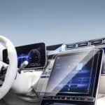 Screen Protector【2PCS】For Mercedes S Class Screen Protector 2022-2025 2026 S 580/S 580e/S500/AMG S 63/Maybach S 580/Maybach S 680 Nav.12.3 Inch Tempered Glass Film for 2025 2026 Mercedes S-Class