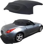 Sierra Auto Tops & Seats Convertible Top for 2004 to 2009 Nissan 350Z - Black, Cloth, Canvas - Soft Top with Heated Glass Window