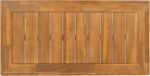 Christopher Knight Home Havets 3 Pieces Outdoor Acacia Furniture Set, Slat Panel Couch, Spacious Seating Armchair, 6" Thick Cushions Sofa and Coffee Table Set for Backyard Garden Balcony, Teak+Beige - Image 9