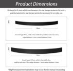 Car Rear Bumper Protector for Ferrari SF90 Stradale 2019 2020 2021 2022 2023 2024 2025 2026, Anti-Scratch Auto Trunk Door Entry Protection Strip, Bumper Protection Strip for Most Cars, SUVs - Image 2