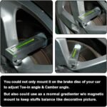 Adjustable Magnetic Gauge Tool Camber Alignment Tool Strut Wheel Alignment Tool for Truck Car RV Tire Repair(1pcs) - Image 4