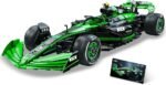 CaDA C64010W Kick Sauber F1 Team C44 Racing Building Set,MOC 1:8 F1 Building Block Car,Formula 1 Championship Super Car Model for Adults (2553pcs) - Image 8