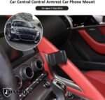 Car Central Control Armrest Car Phone Mount for Jaguar F-Type 2013-2024 Auto Mobile Phone Holder Accessories (Style C) - Image 4