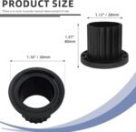 deawater 4 Pcs M167267 Yoke Bushings for John Deere Ztrak Lawn Mowers, Fits Z235 Z255 Z335E Z355E Z335M Z345M Z345R Lawn Mowers Model - Image 2