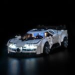 LED Lighting Compatible with Lego 77240 Bugatti Centodieci Hyper Sports Car,RC Light Kit Compatible with Lego Speed Champions 77240,NOT Included The Model Set - Image 3