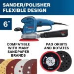 BOSCH GEX33-6N 6 In. Multi-Hole Random Orbit Sander/Polisher - Image 6