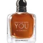 Armani Beauty - Stronger With You Intensely - Cologne for Men - Fougère Ambery Woody Men’s Fragrance - Pink Pepper, Lavender, Vanilla Notes - 3.3 Fl Oz