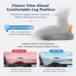 REVXON Car Seat Cushion for Aston Martin DB12 2024, Ergonomic Memory Foam Cushion for Driving & Long Trips, Breathable Design, Non-Slip Bottom, for Car & Office Chairs,A Greenish Blue - Image 5
