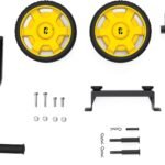 Champion Power Equipment 40065 Wheel Kit with Folding Handle and Never Flat Tires, for 2800-4750-Watt Generators, Black