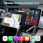 Mini Wireless CarPlay Adapter for Aston Martin DB12 2024 2025, Wired Car Play to Wireless Plug & Play Auto Connect CarPlay Adapter,A-Silver - Image 4
