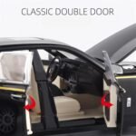 Display Cars 1/18 for Rolls Royce Phantom Alloy Luxy Car Model Diecast Vehicles Metal Car Model Collection Souvenirs Collection or Gift(Black with Silvery) - Image 7