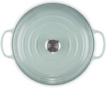 Le Creuset Enameled Cast Iron Signature Braiser, 3.5 qt., Sea Salt - Image 2