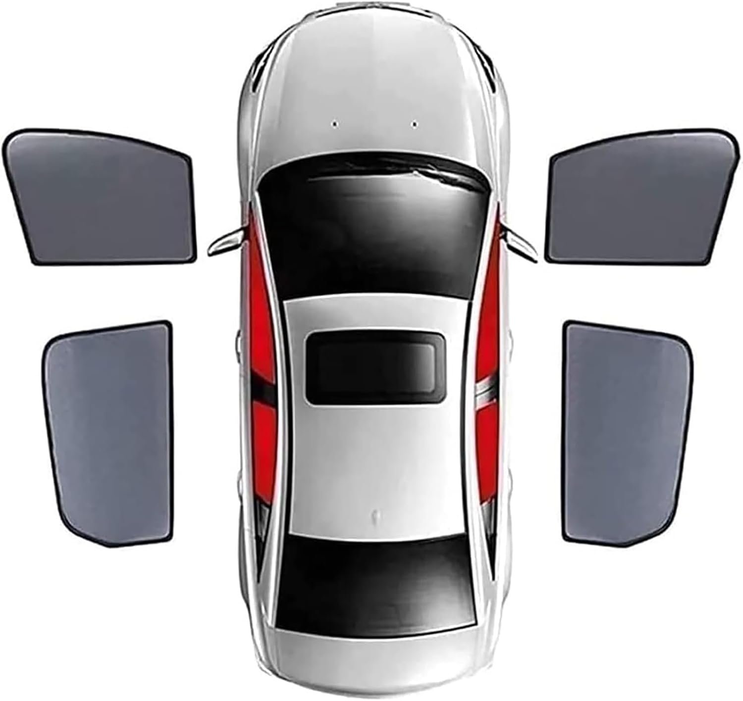 61hbP7VN4uL._AC_SL1500_.jpg Car Side Window Sunshades for Lexus LX 570/600/FSport/600 Ultra Luxury 2022-2025-pr,Magnetic & Clip-on Breathable Mesh UV Protection Sunshades,Privacy & Heat Insulation for Travel Camping - Image 1