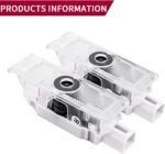 Never Fade Alfa Romeo Door Light Logo, Projection Ghost Shadow Welcome Puddle Light Compatible with Stelvio Mito Giulietta Giulia 147 159 Accessories (White) - Image 7