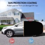 generic Full car cover suitable Compatible with Rolls Royce Ghost 2009-2014,all-weather car cover, sun protection, rain protection, dust protection, wind protection (Black Orange) - Image 6