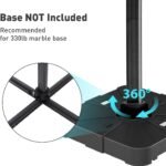 COSIEST 9FT/10FT/9 * 12FT/10 * 13FT Patio Umbrella Cantilever Outdoor Rectangular Offset Umbrella with 360°Rotation, Double Top Heavy Duty Windproof Aluminum Frame for Pool Garden Deck Backyard - Image 5