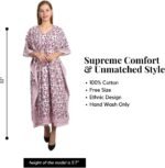 Fabric Venue Kaftan Dresses for Women - Sanganeri Ethnic Prints - Free Size Kaftans for Women - Hand Block Printed Cotton Kaftans - Image 3