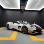 1 18 for Pagani Huayra BC Roadster BC Convertible Edition Simulation Alloy Full Open Car Model Ornament(White) - Image 2