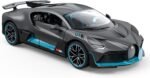 1:43 Diecast Model Cars for Bugatti Divo, Zinc Alloy Die Cast Metal Toy Cars with Free Wheels for Boys Girls Kids Gift, Grey - Image 4