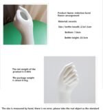Modern Hand Shaped Decorative Vase,9.25''H Ceramic Body Vase, Art Small Flower Vase for Coffee Table Decor,Vases for Flowers,Shelf Living Room Home Farmhouse Table Decor - Image 6