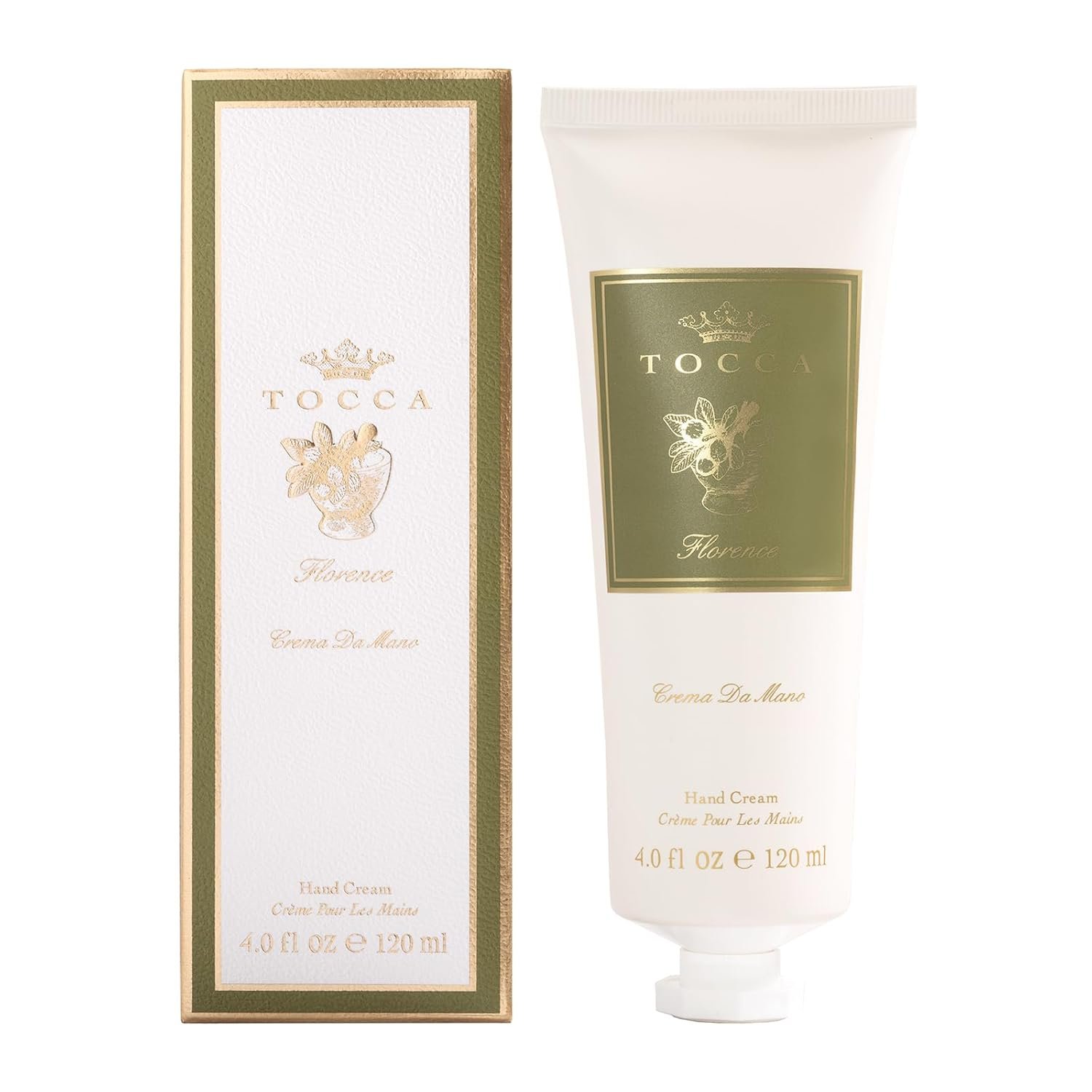 61qyfRzX6yL._SL1500_.jpg Tocca Crema de Mano Luxe, Florence Hand Cream, 4 oz - Bergamot, Pear, Gardenia - Moisturizing, Quick Absorbing - Image 1