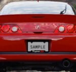 ACURA ZDX Type S License Plate Frame - UV Printed ON Plastic - Image 3