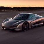 COMPLIANCE ASSISTANCE McLaren Speedtail Concept Sports Car Wall Poster - 24x36 Inch Glossy Laminated Poster - Stunning Detail and Bold Colors