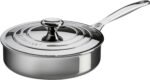 Le Creuset Tri-Ply Stainless Steel 10 pc. Cookware Set - Image 5