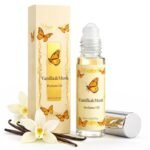 Vanilla Perfume for Women, Vanilla & Musk Roll On Perfume Oil, 0.34 fl oz Long Lasting Travel Size Rollerball, Vegan, Alcohol-Free, Perfume Gift for Her (1PC)