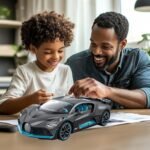 1:43 Diecast Model Cars for Bugatti Divo, Zinc Alloy Die Cast Metal Toy Cars with Free Wheels for Boys Girls Kids Gift, Grey - Image 5